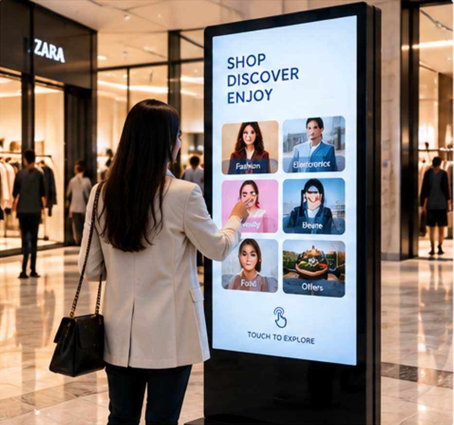 Digital Touch Standee interactive display Pakistan