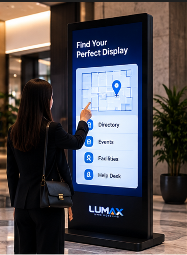 Digital touch screen for self ordering