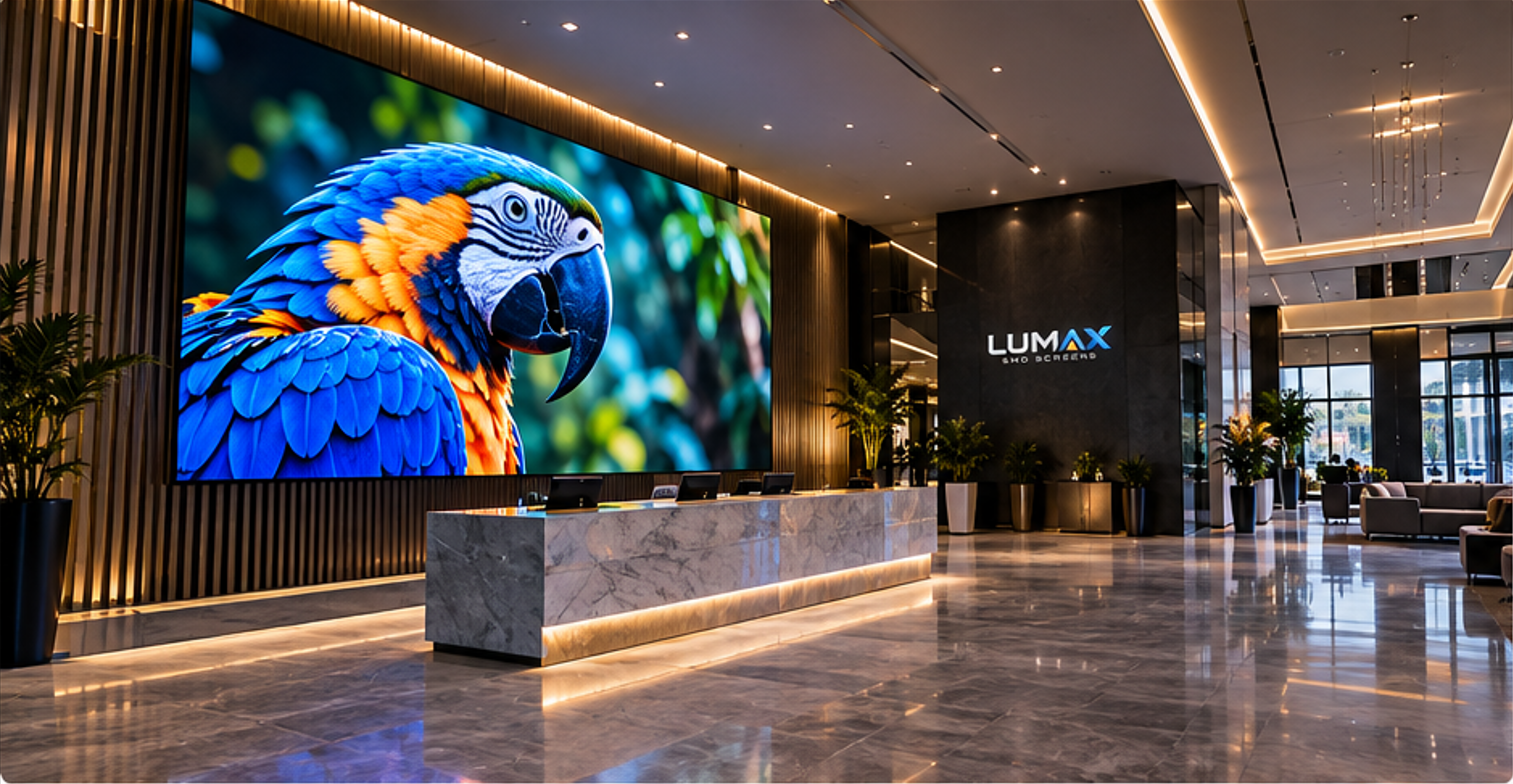 Indoor SMD screen video wall installation