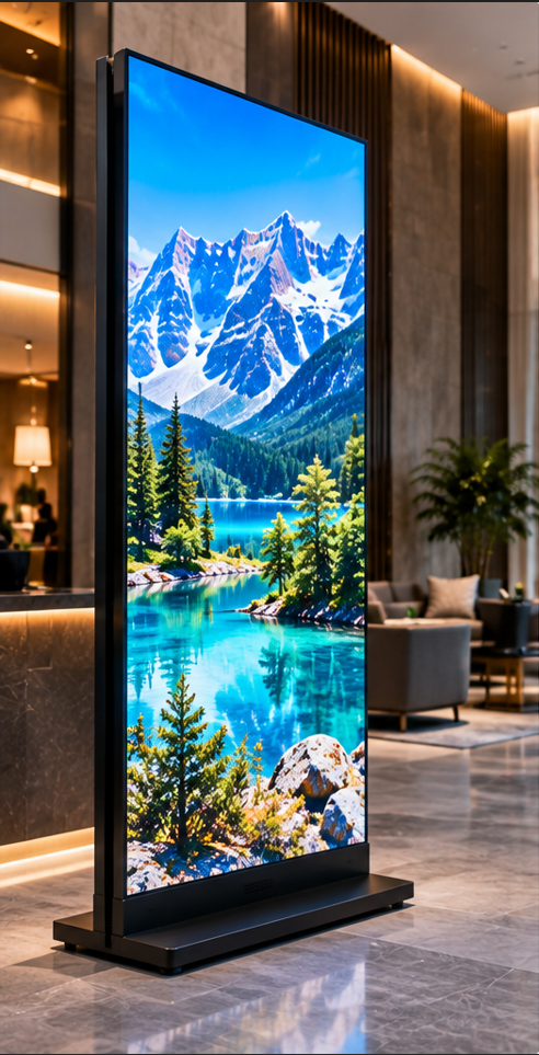 Digital SMD standee for retail promotion and brand communication