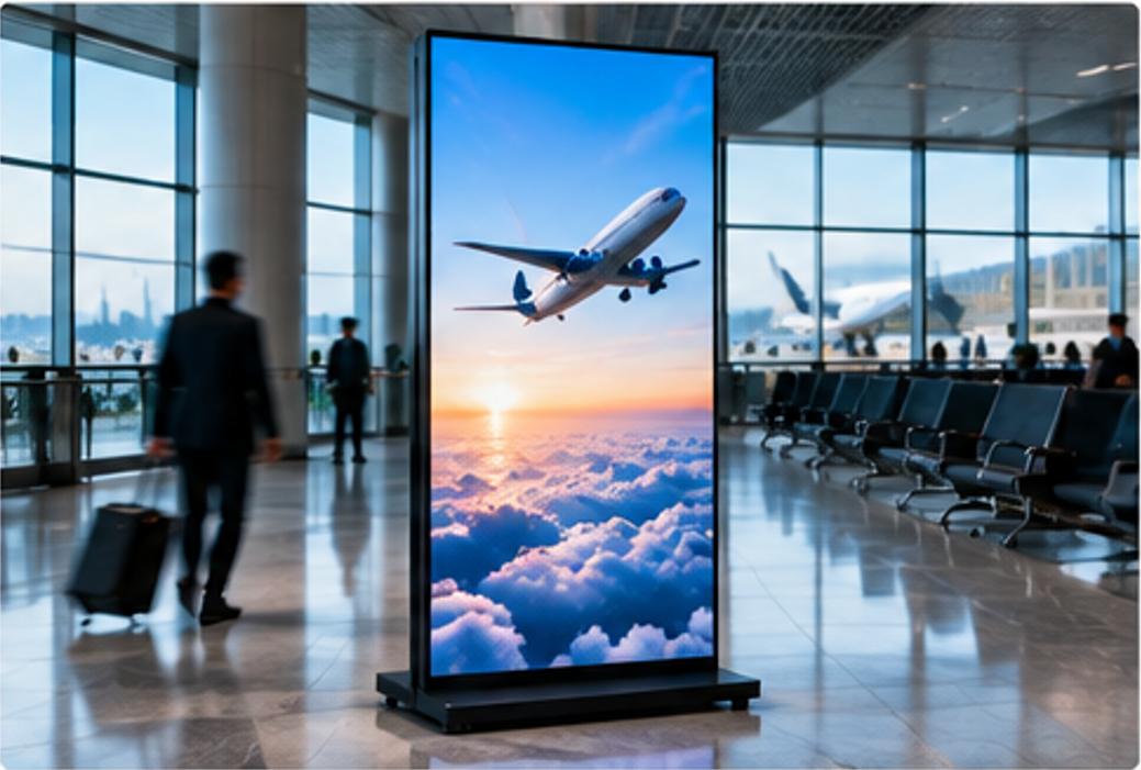 Digital LED standee for indoor advertising