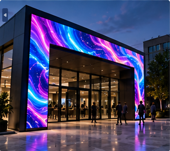 Custom LED screen installation