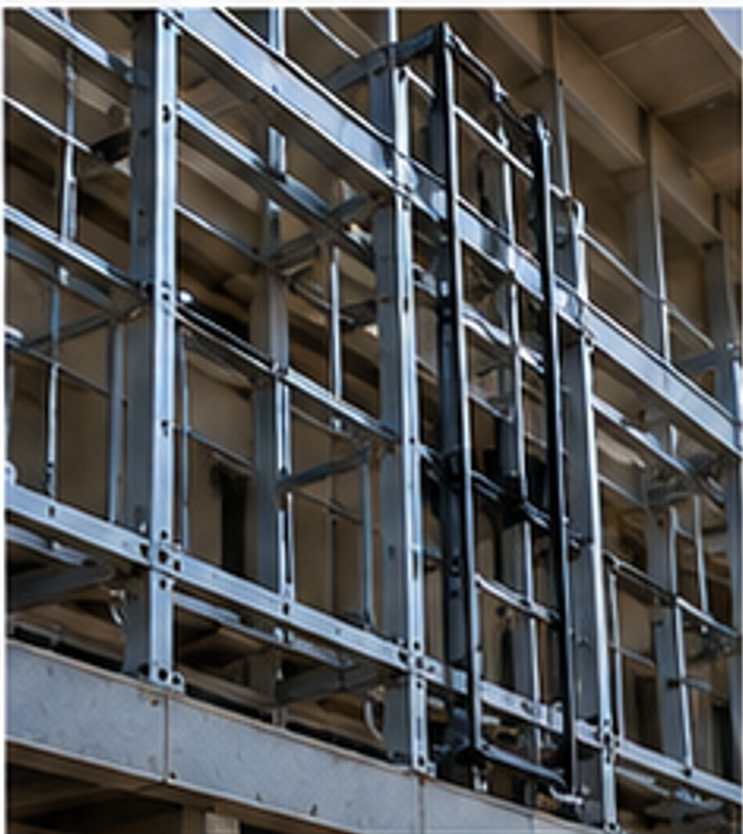 SMD LED screen mounting structure setup