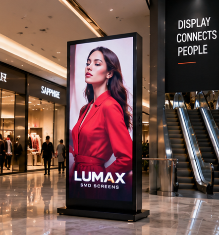 Digital display in retail environment