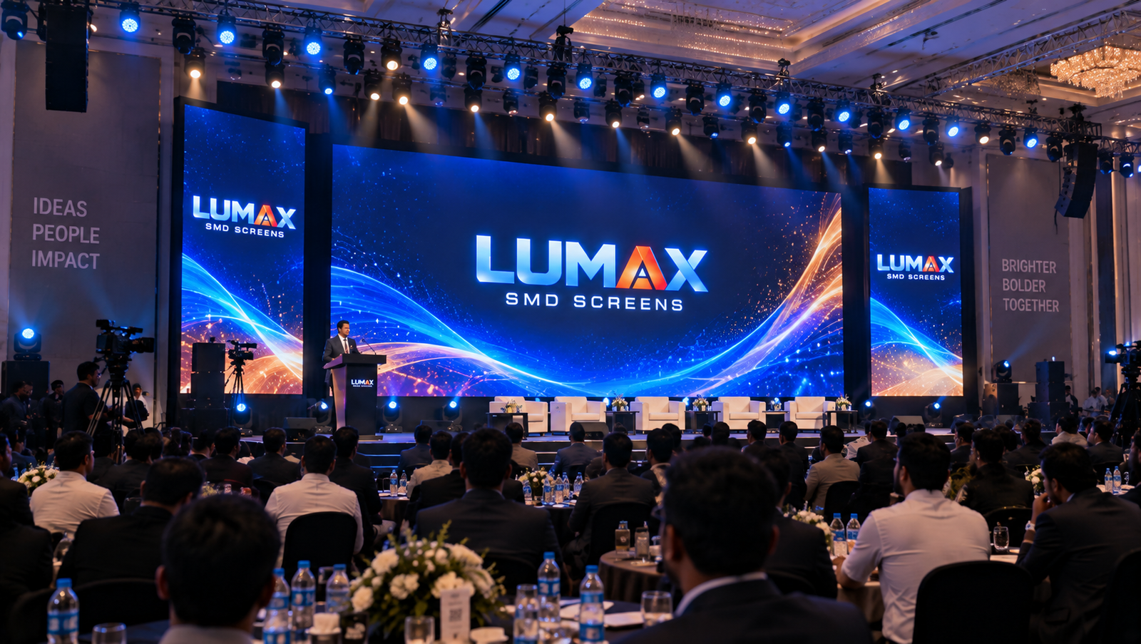 Large SMD LED screen for corporate events