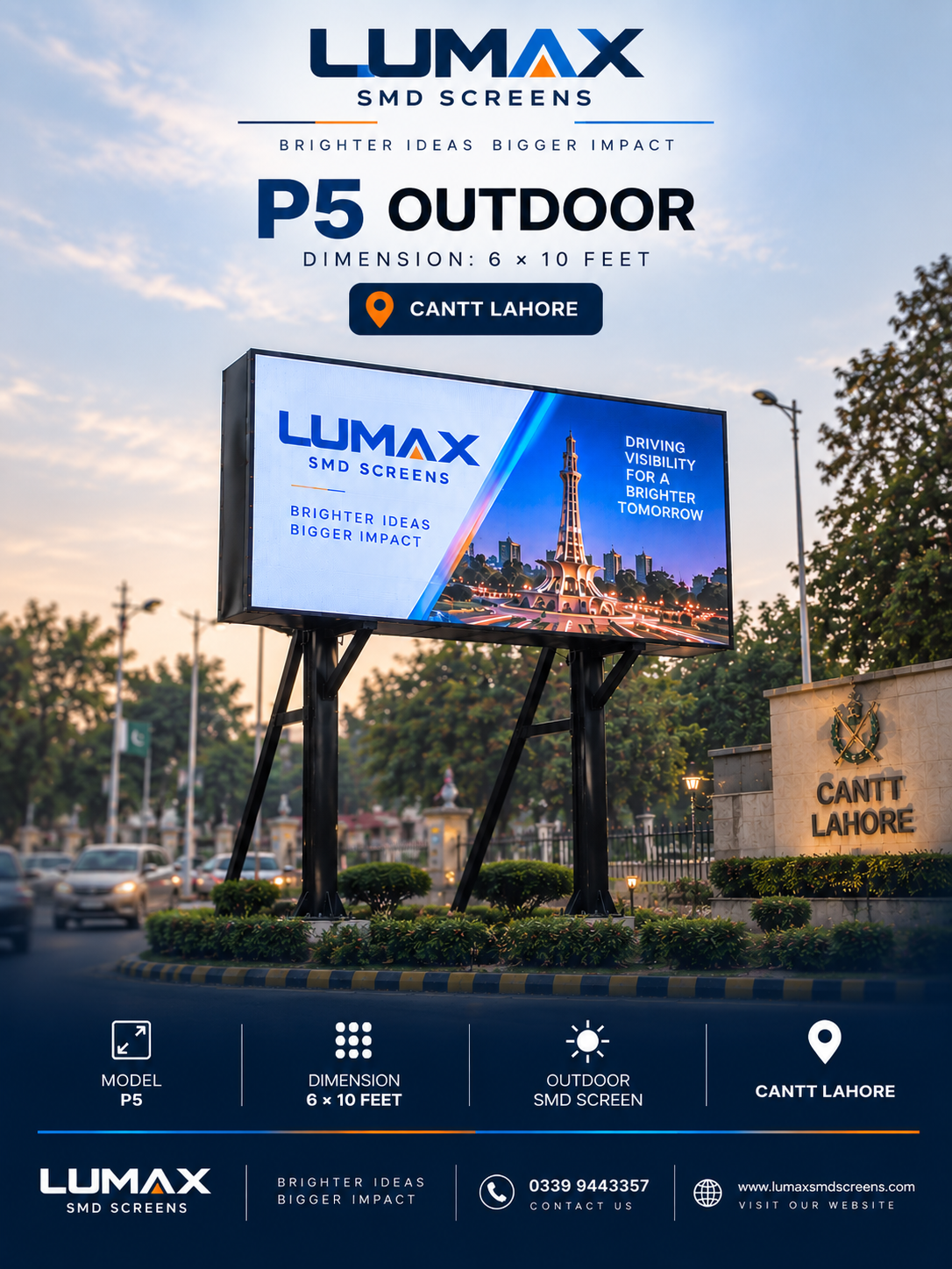 Outdoor SMD screen portfolio reference